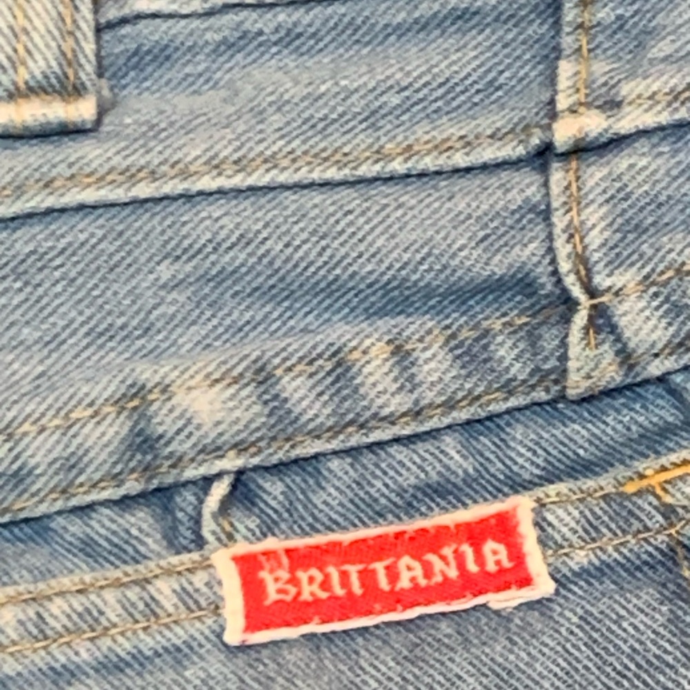 Brittania 70’s Square Patchwork Denim Flared Jean… - image 2